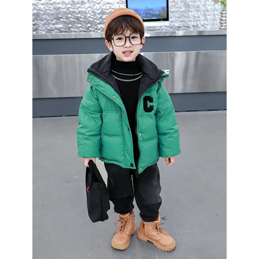 Bala巴拉童年儿童羽绒服男童冬装保暖外套2025新款韩范小童宝