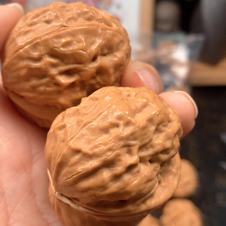 桃核把件文玩核桃玄武金蟾