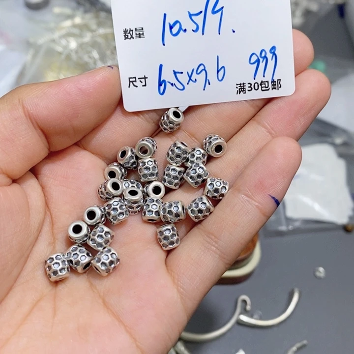 水晶珠宝半成品银S925镶嵌T564