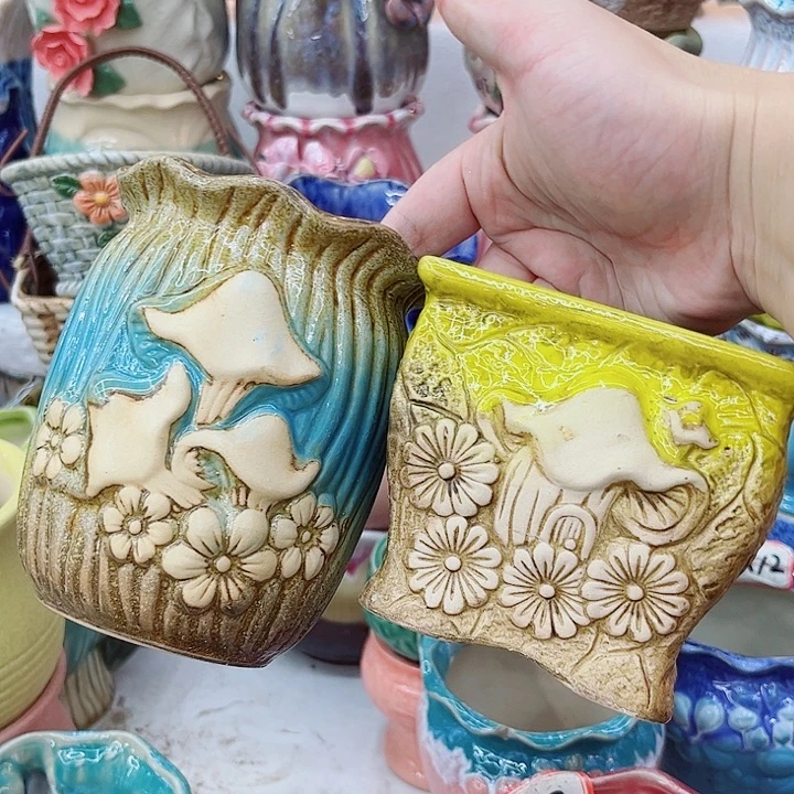 多肉植物陶瓷花瓶他