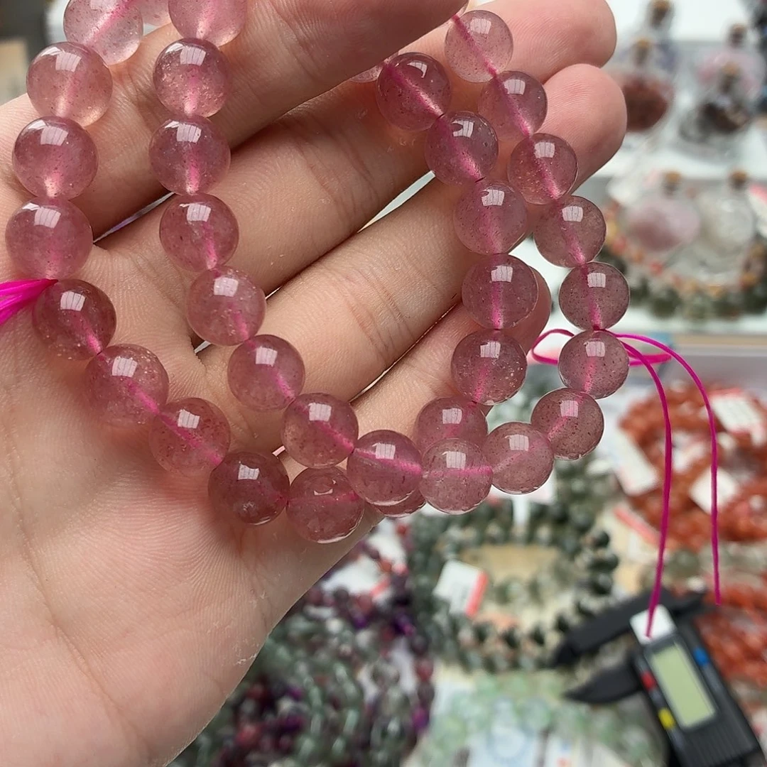 水晶手链未镶嵌草莓晶单圈