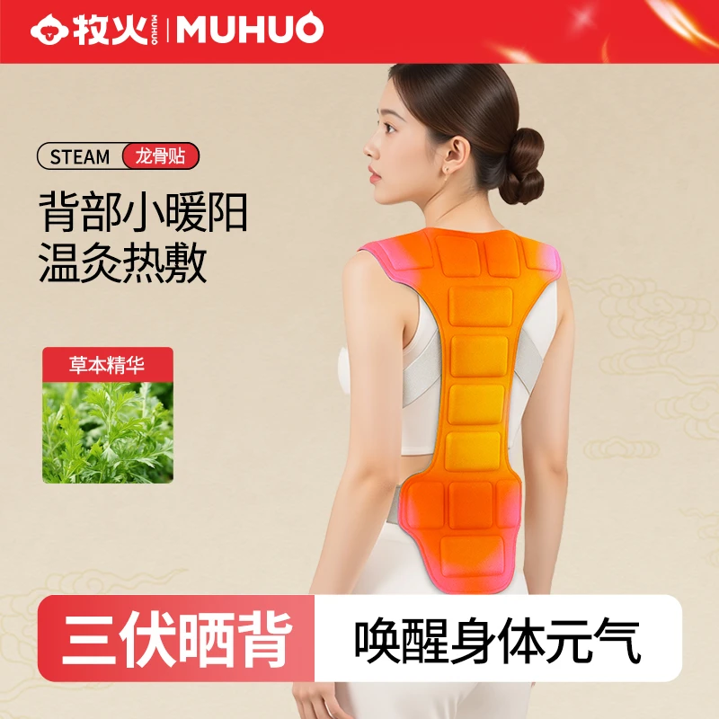 生姜龙骨灸贴多穴位护腰舒缓亲肤透气家用身体艾灸贴