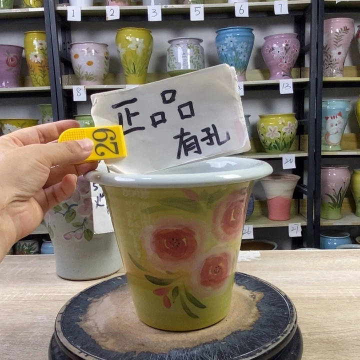 景德镇高温陶瓷花盆