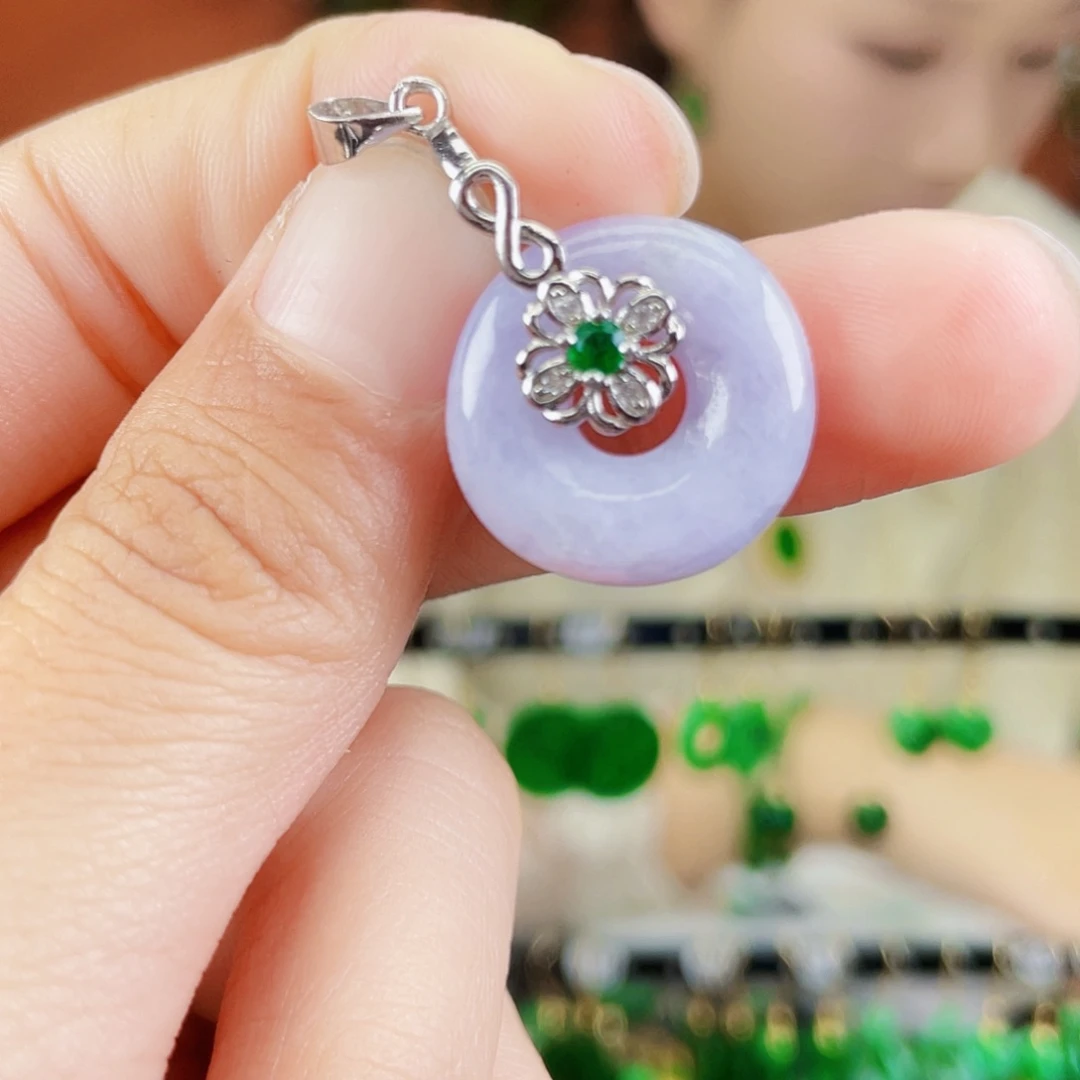 翡翠未镶嵌耳饰饰品