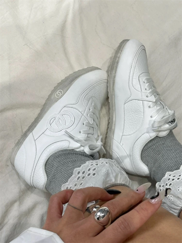 5100休闲运动板鞋小白鞋做旧脏脏跑步鞋厚底阿甘德训老爹鞋女