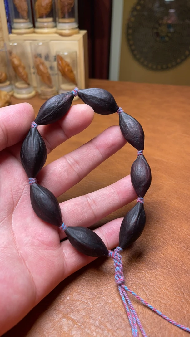 【青花】造物纯天然｛紫皮素串｝1.4尺寸