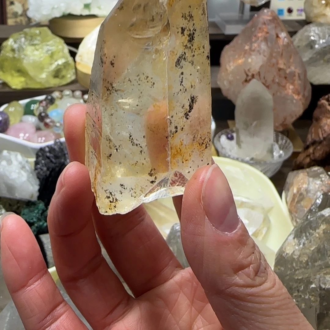 车挂水晶未镶嵌不退换喜马手握