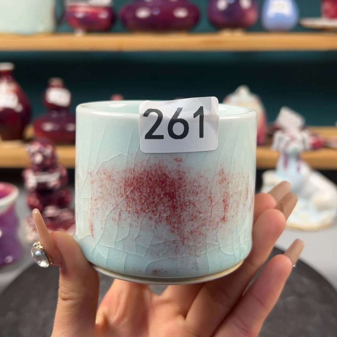 瓷片全品无暇主人杯纯手工