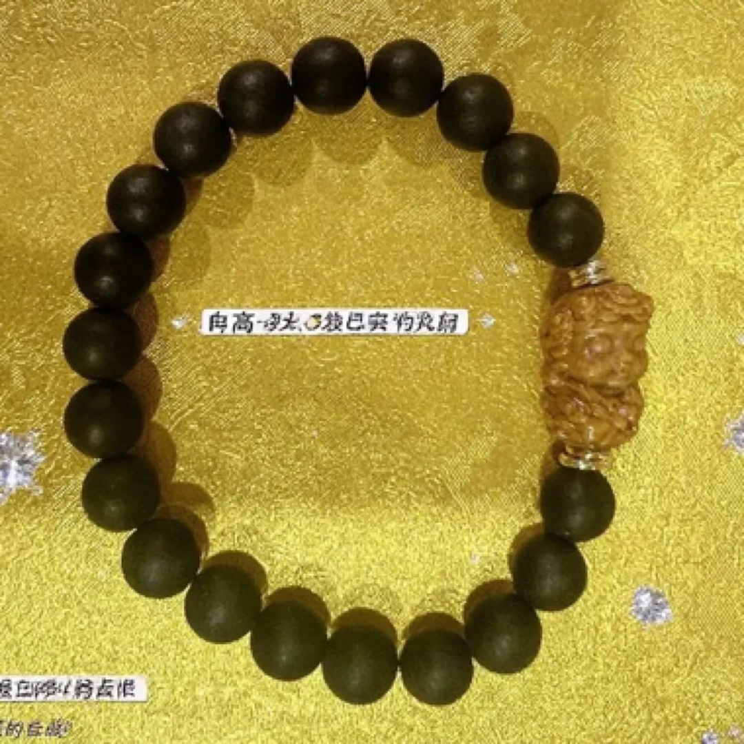 非金属木质手链 可爱佛珠单圈文玩手串饰品男女