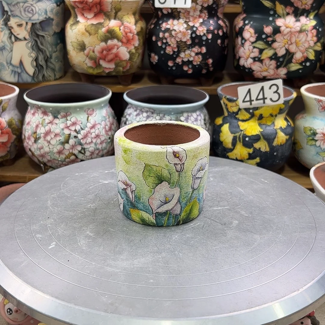 景德镇炫彩手绘口6.5