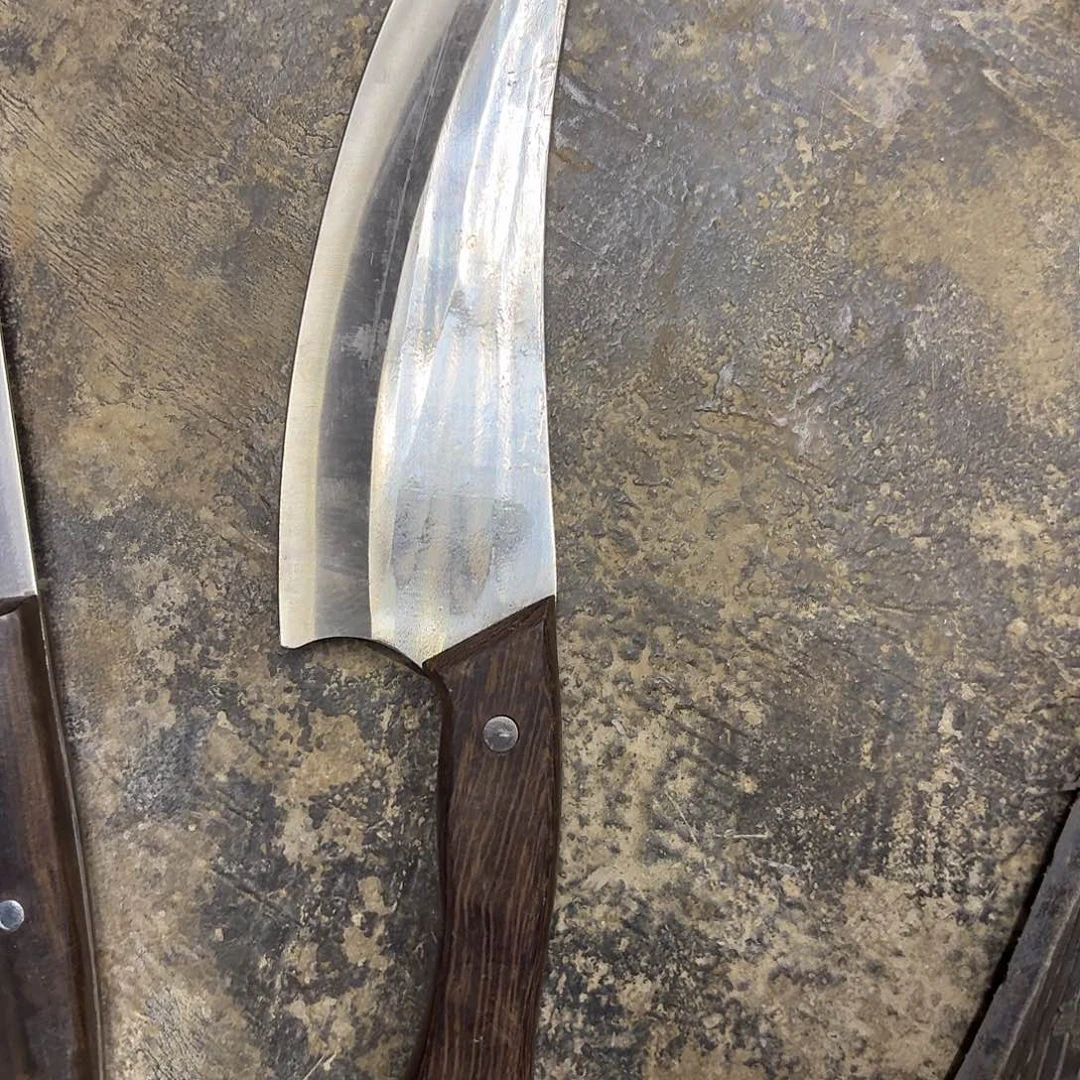 高碳锰钢云南阿老表手工锻打刀