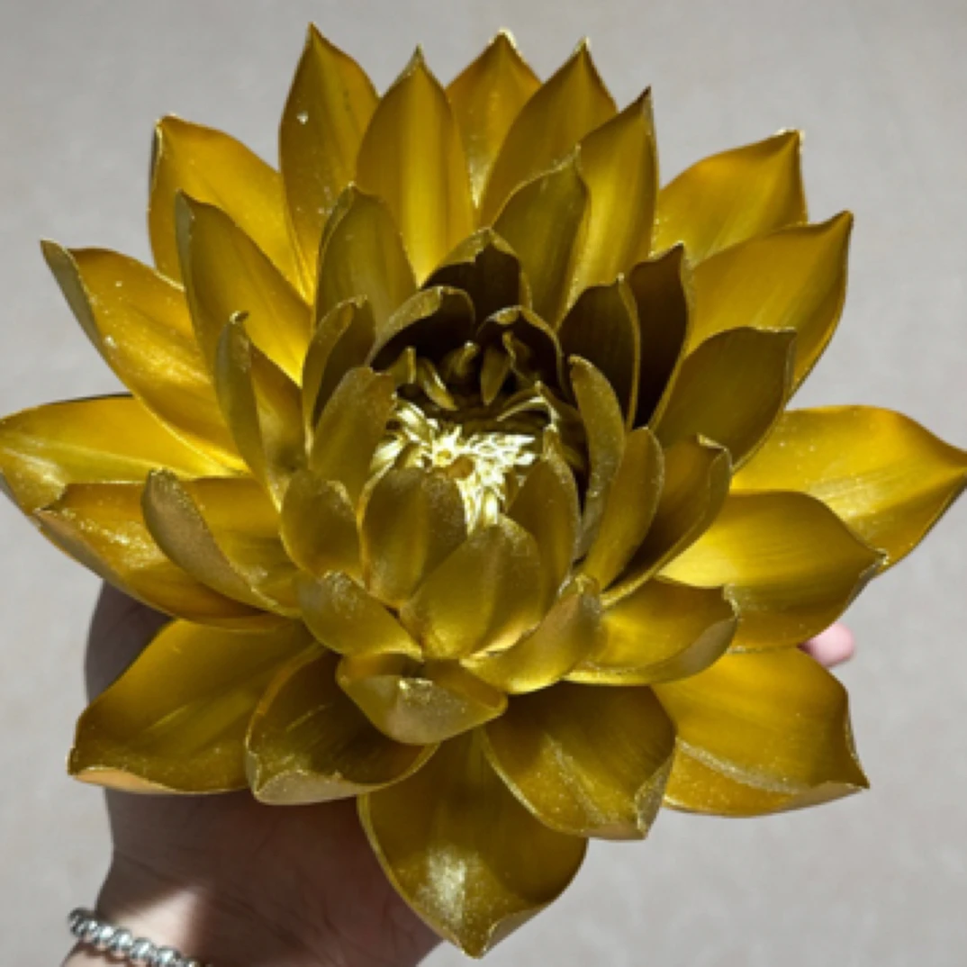 不泥不器·陶瓷手作金莲花 香插 摆件荷花礼物茶桌书桌摆件