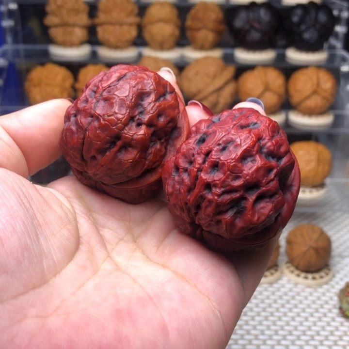 把件文玩核桃45七彩疙瘩包43+