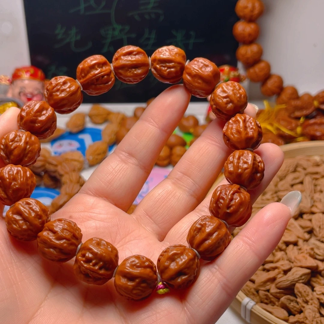 小***柴手串文玩核桃京八棱