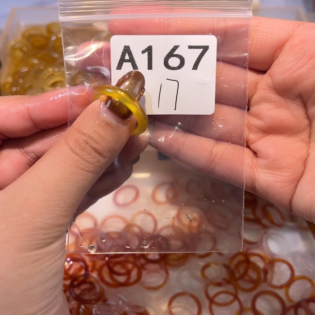 玛瑙/玉髓未镶嵌戒指167