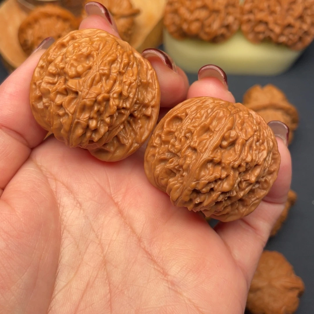 文玩核桃把件全品无修39山地磨盘