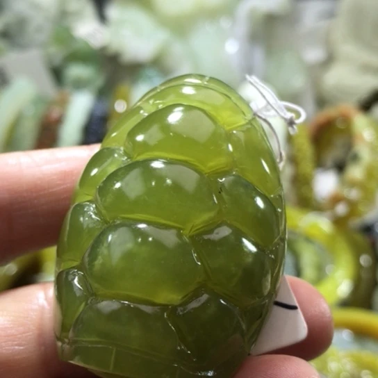 岫玉未镶嵌手把手把