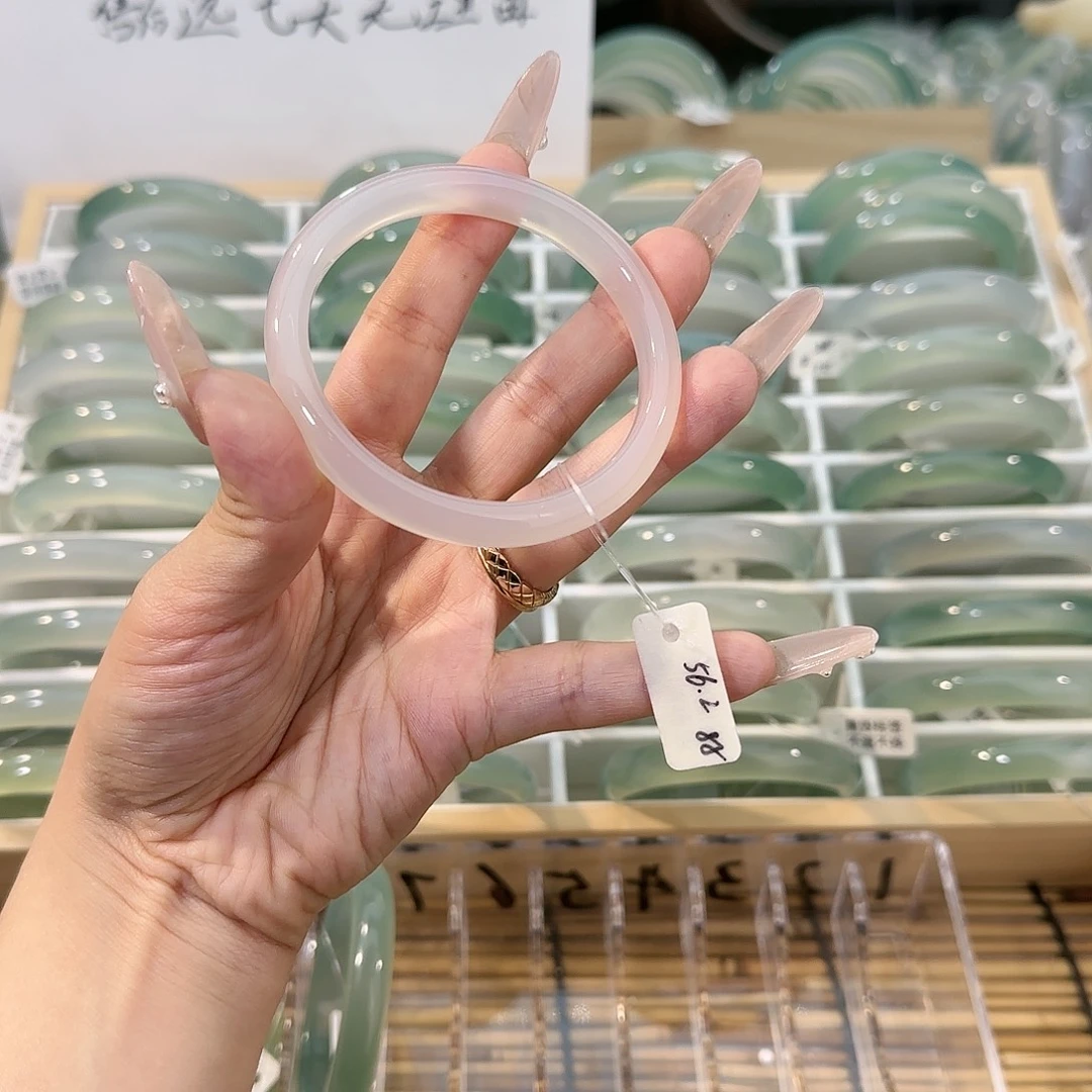 手镯玛瑙/玉髓未镶嵌圈口56.2