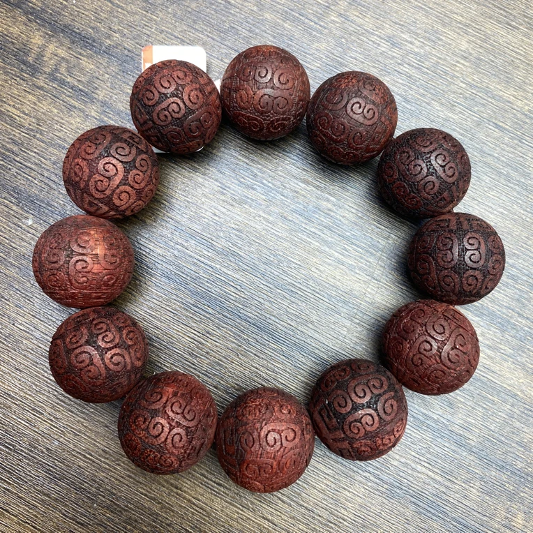 沉香木串高端文玩精品手串L58