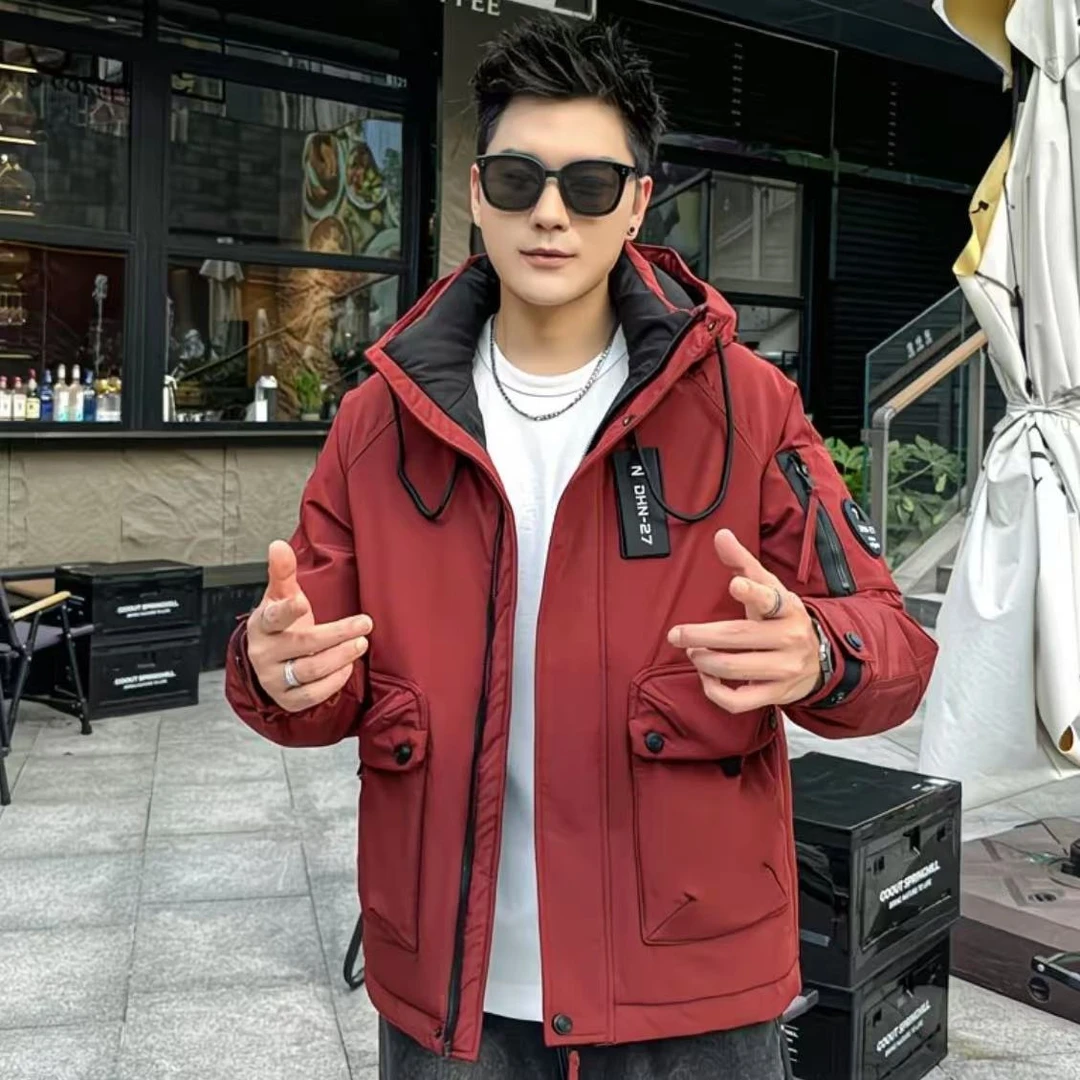 2029冬季工装连帽荒野求生系列冲锋衣防寒服