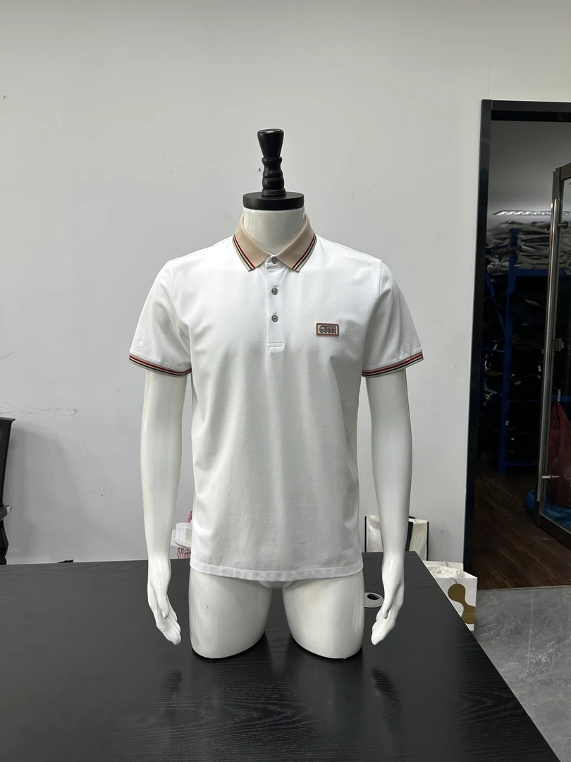5163男士高品质夏季短袖POLO衫时尚休闲透气半袖翻领