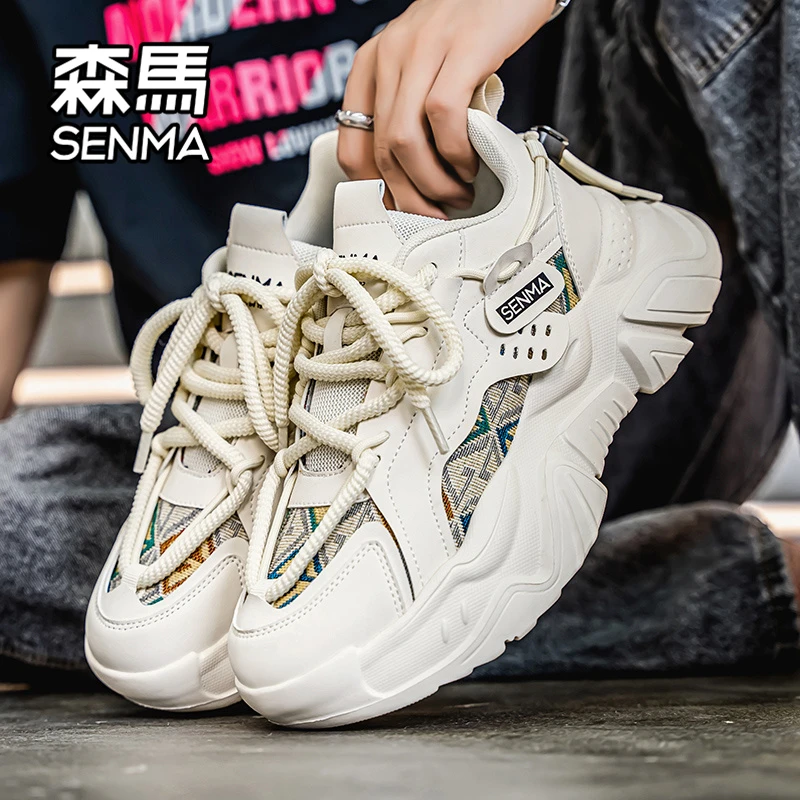 森马官方正版男鞋爆款潮流老爹鞋2025新款男士厚底百搭休闲运动鞋