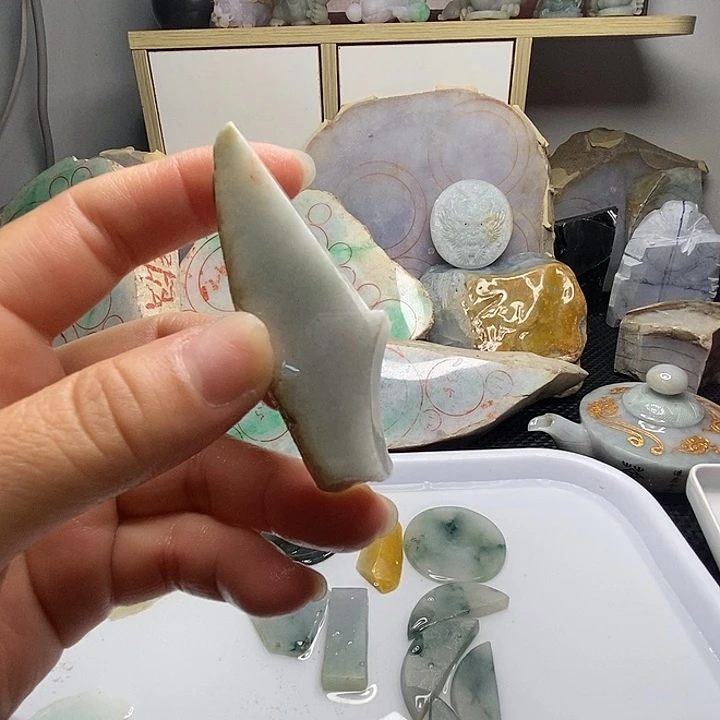 翡翠散珠缅甸翡翠157