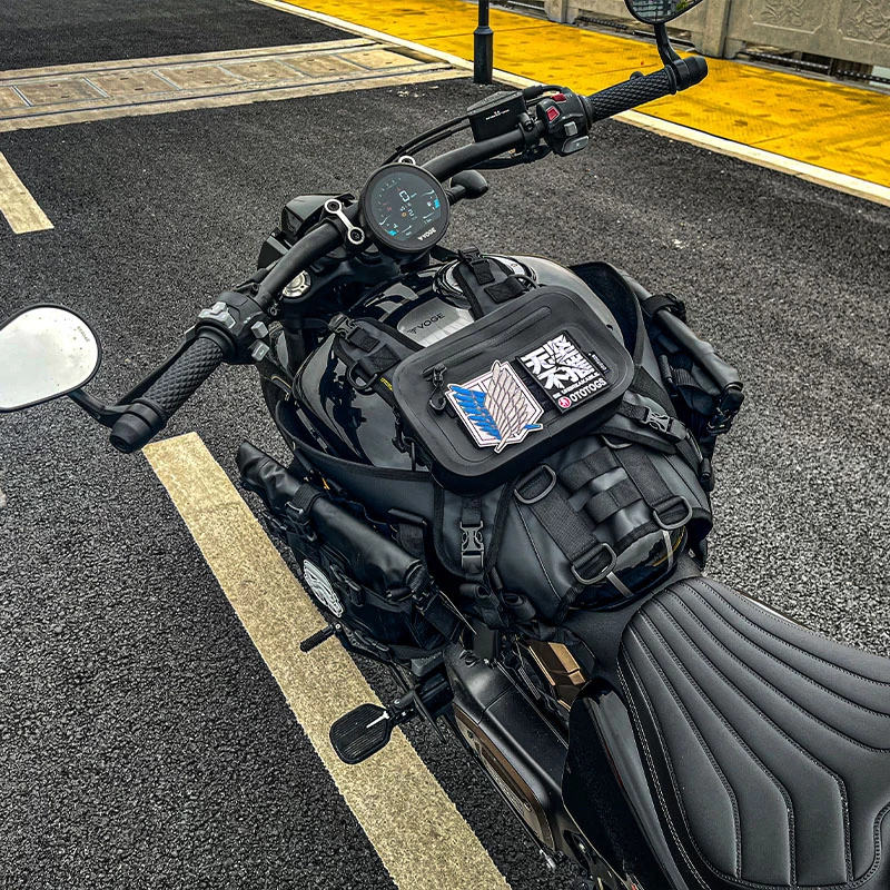 适用无极CU625油箱马甲-油箱全套挂载机能风-巡航车通用款防水包