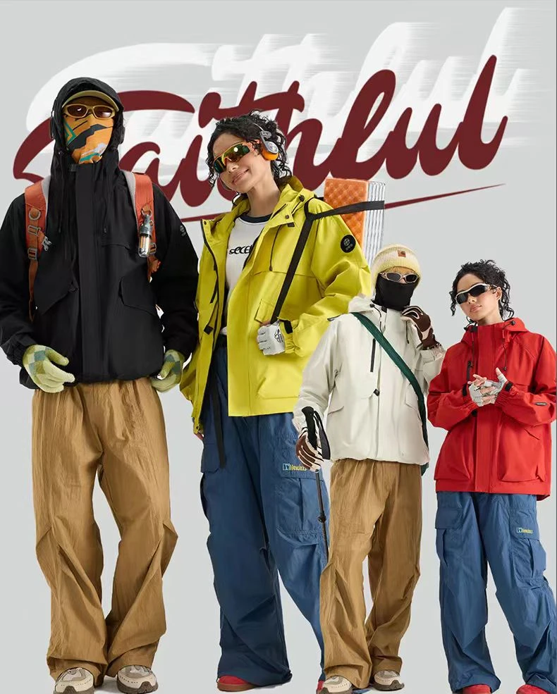 【去旅行吧~】多巴胺户外三防外套秋季新款工装帅气连帽运动夹克6M