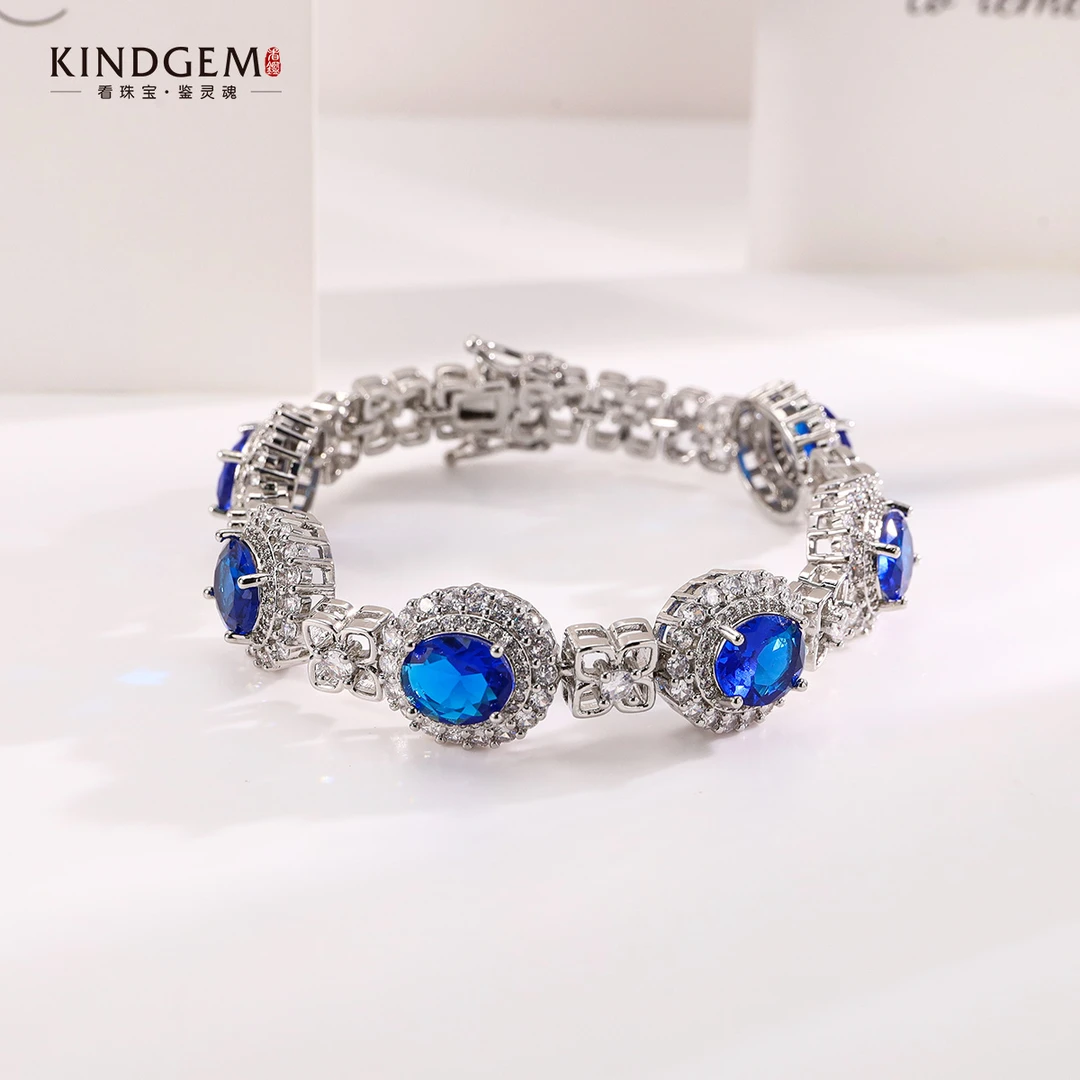 铜合金手链 【Lisa Nik】美·重工镶嵌手链 AM35XAJC-06772