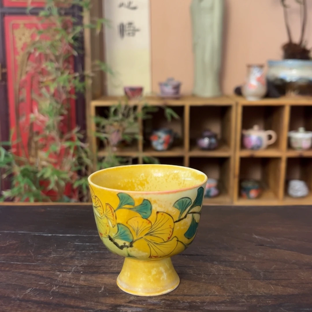 柴烧手工手绘陶瓷