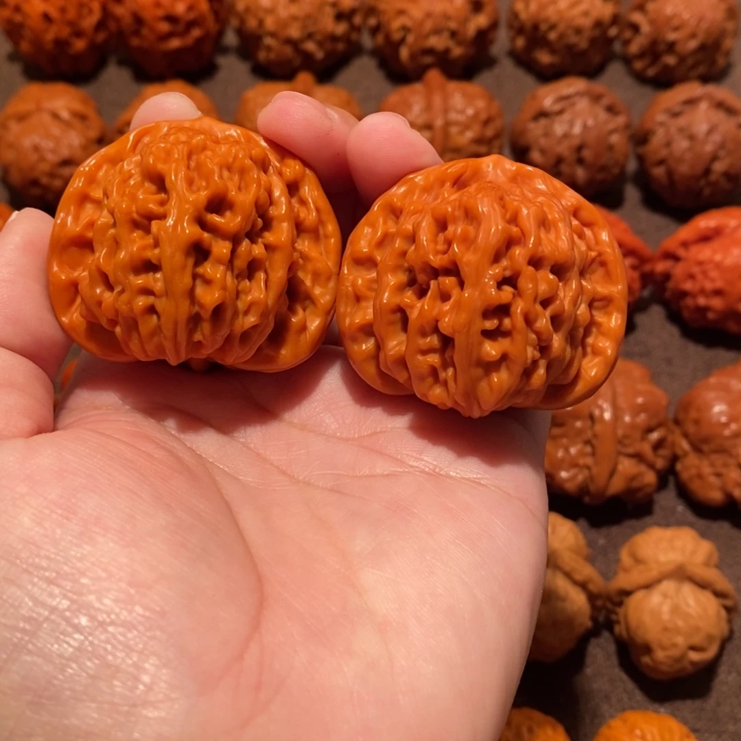 文玩核桃吊坠44四座楼0769