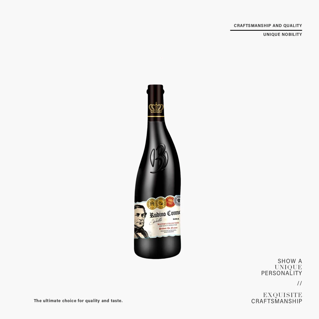 鲁迪诺康纳大师珍藏干红葡萄酒歪脖子红酒750ml  16.1度无礼盒