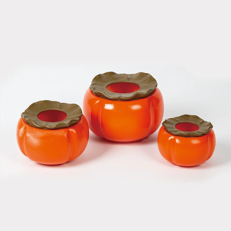 喜庆装饰花瓶柿柿如意花盆塑料福袋发财果婚庆