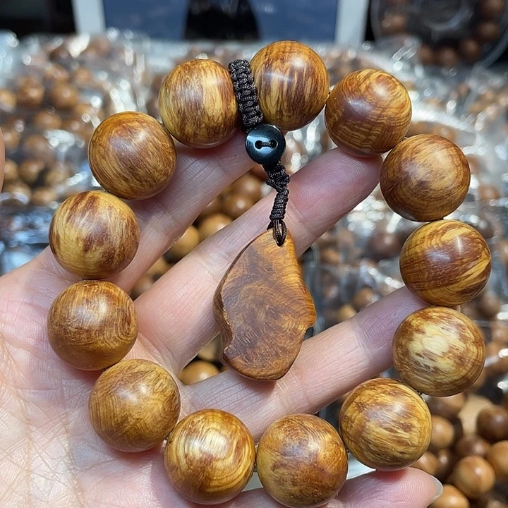 手串/手链柏木（崖柏）18妖孽崖窝玉化蚂蚁腿