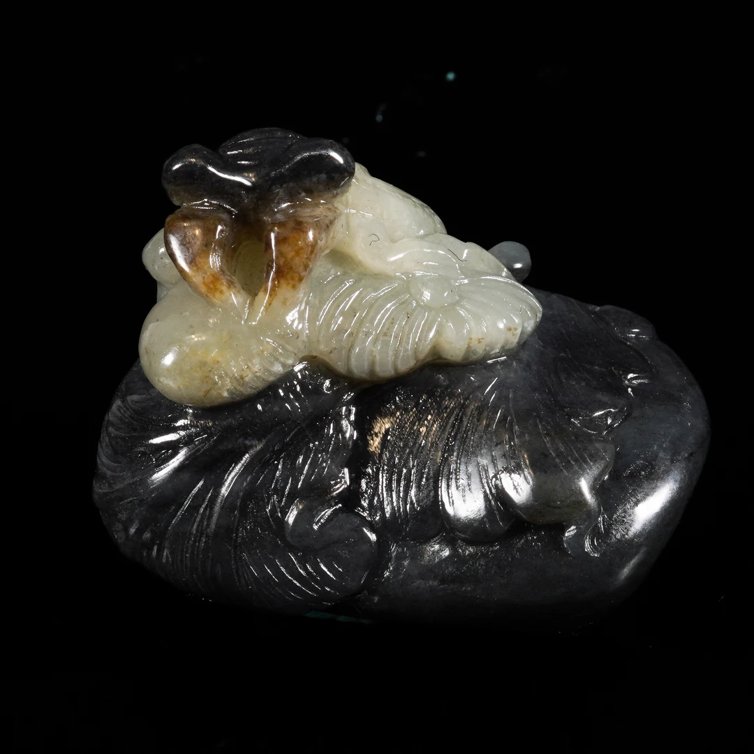 LOT.029和田玉巧雕一鸣惊人/X2696