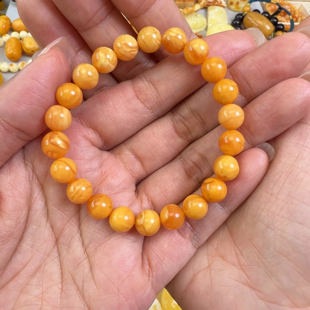 蜜蜡颈饰未镶嵌蜜蜡