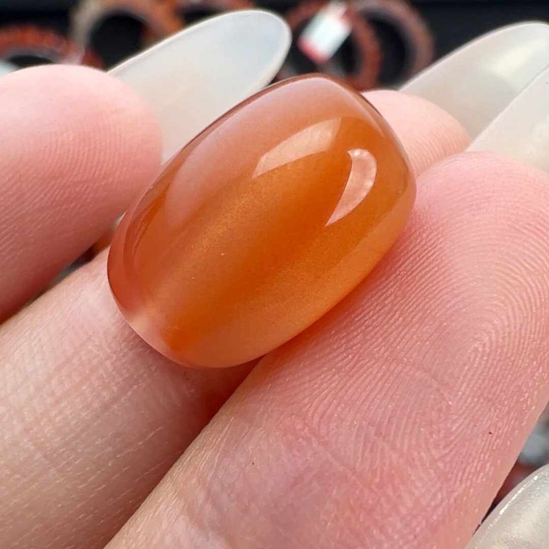 南红玛瑙未镶嵌颈饰枣珠