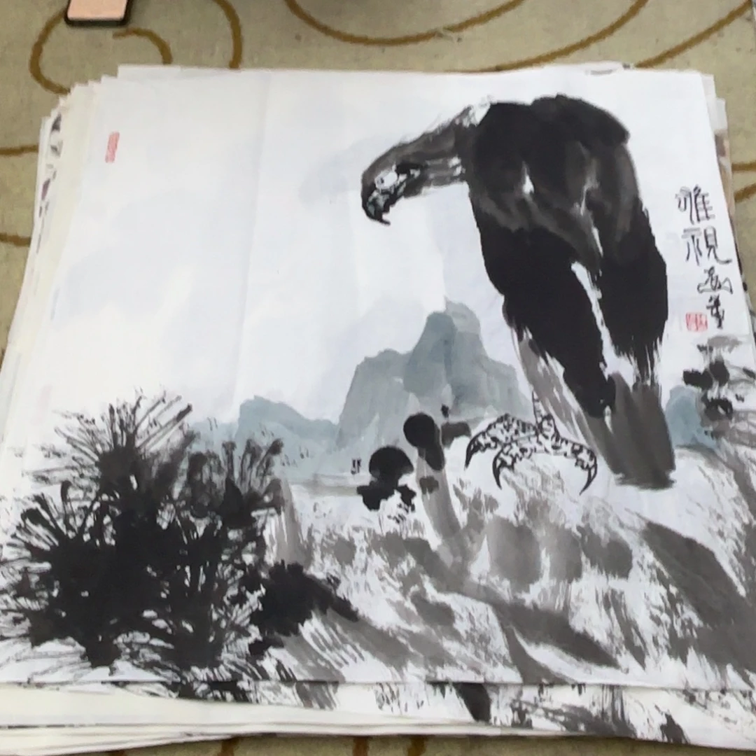 国画国画老师作品刘