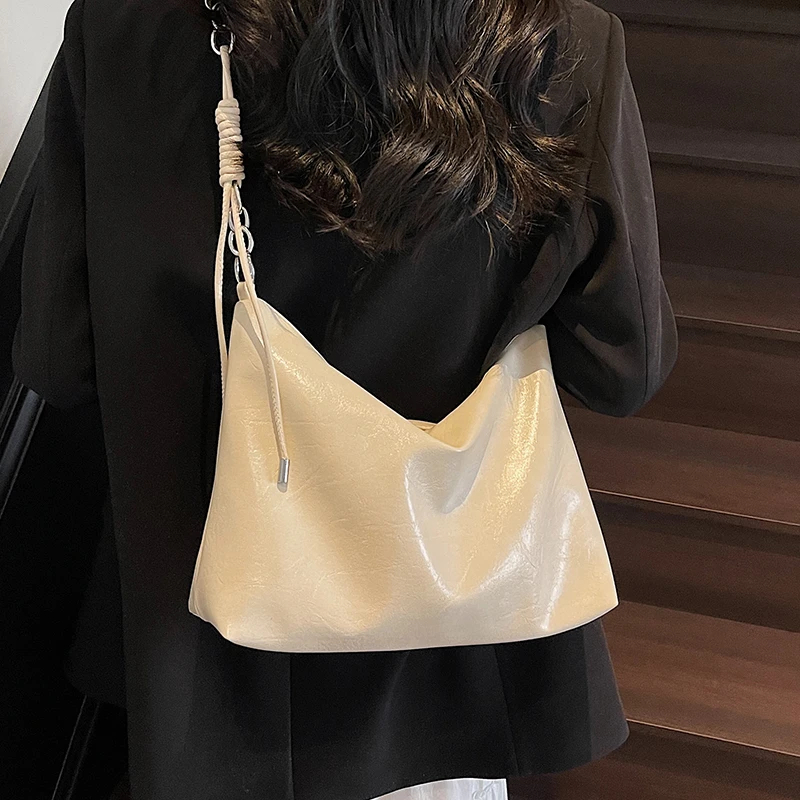 包包女2025新款托特包大容量通勤包小众高级感单肩腋下包斜挎大包