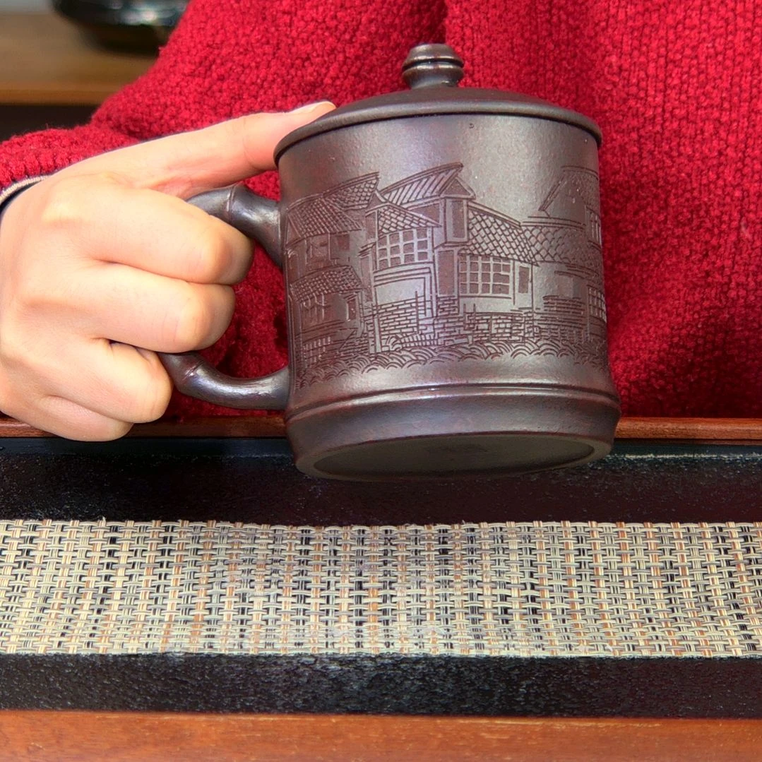 【闪购商品】绿泥茶杯高货放漏