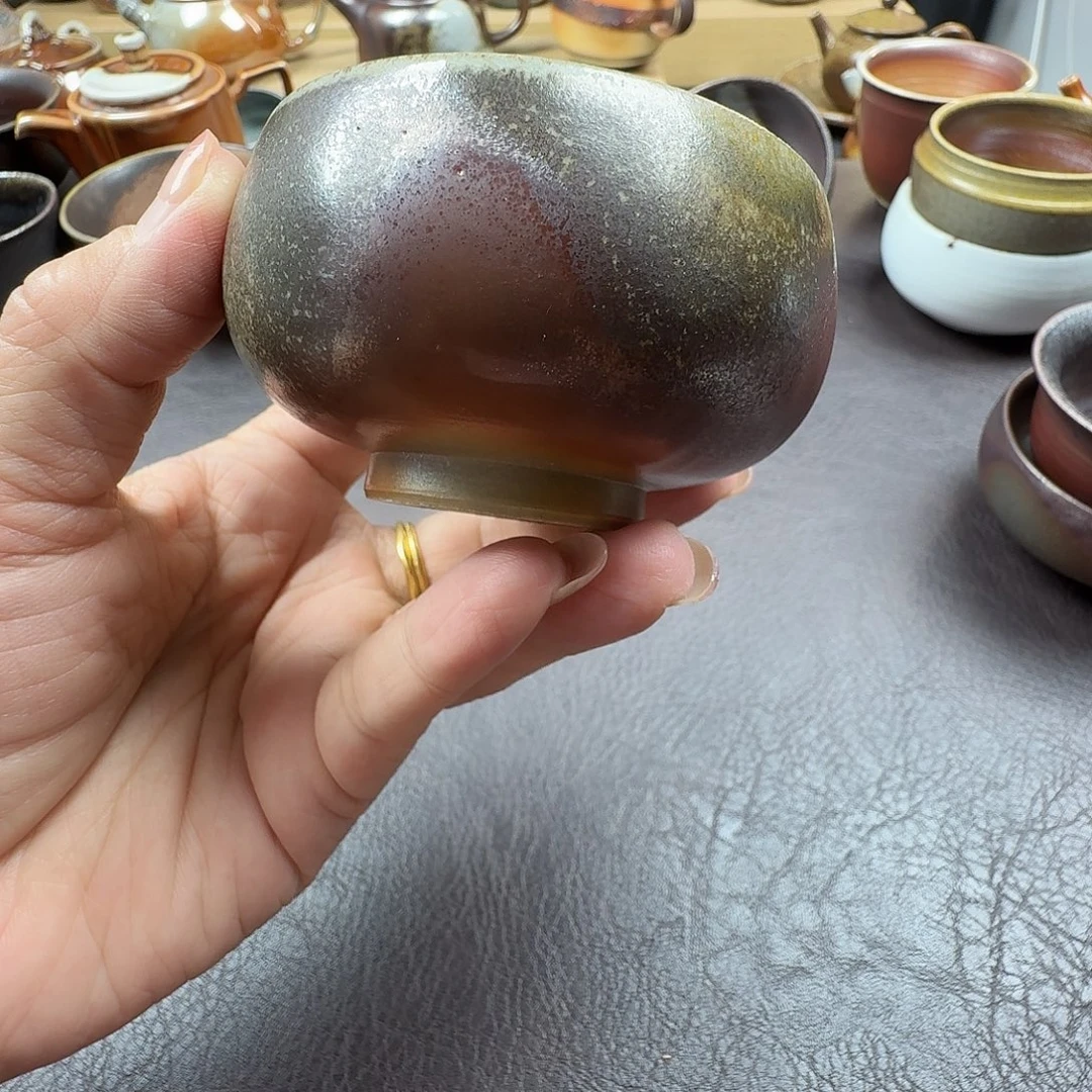 手工手作坊古柴烧主人杯（微瑕）