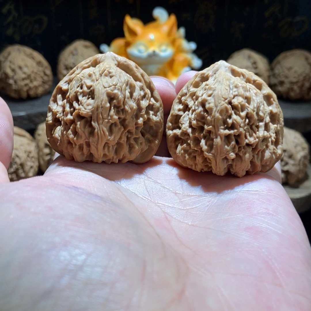 摆***律把件文玩核桃涿鹿南将石