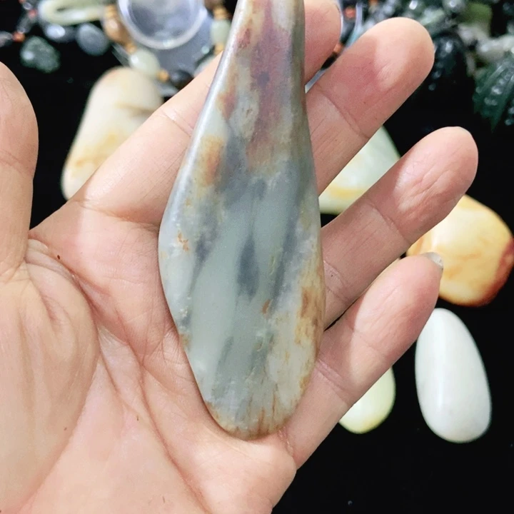 和田玉（糖玉）未镶嵌车挂
