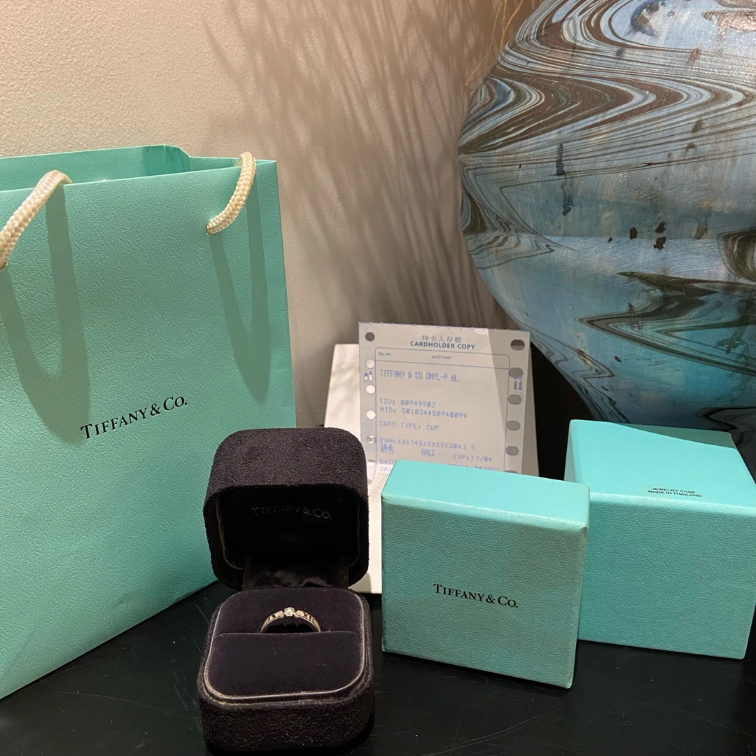 95新 Tiffany & Co./蒂芙尼 Tiffany 18k金钻石戒指 16837508