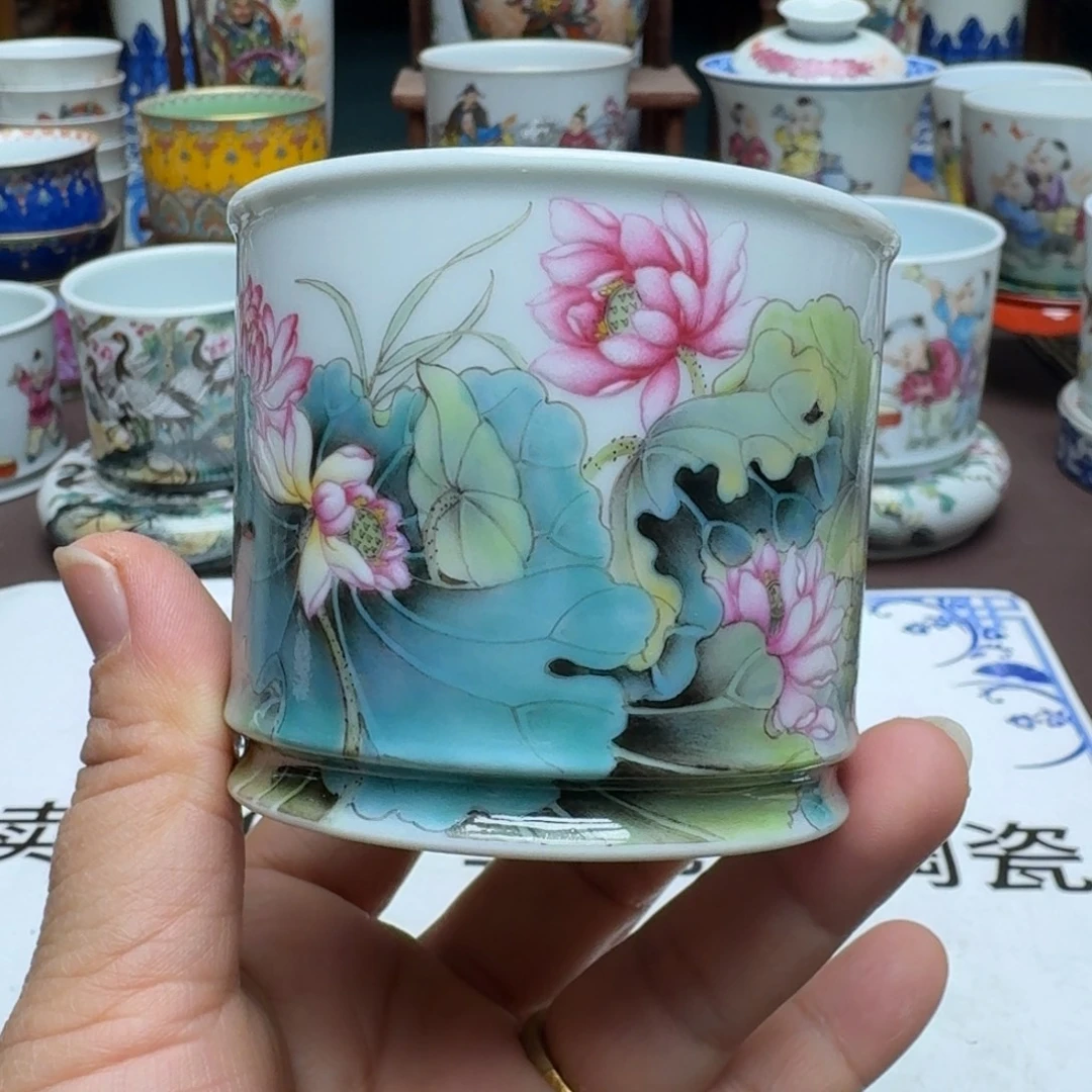 景德镇手工手绘展示