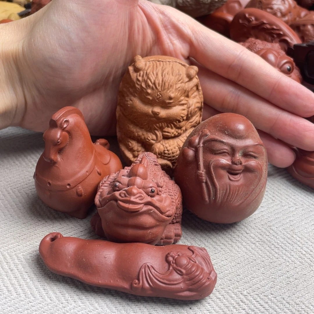 紫砂茶宠紫砂瑕疵