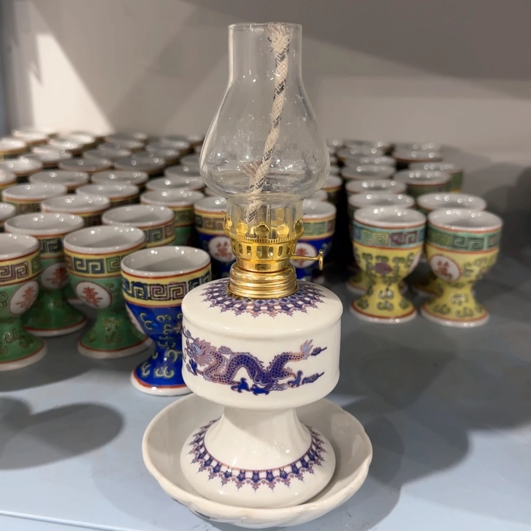 瓷片摆件手绘瓷器处理