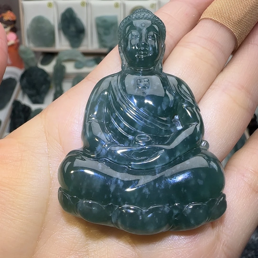 浅***醉定制翡翠未镶嵌大威天龙翡翠定制