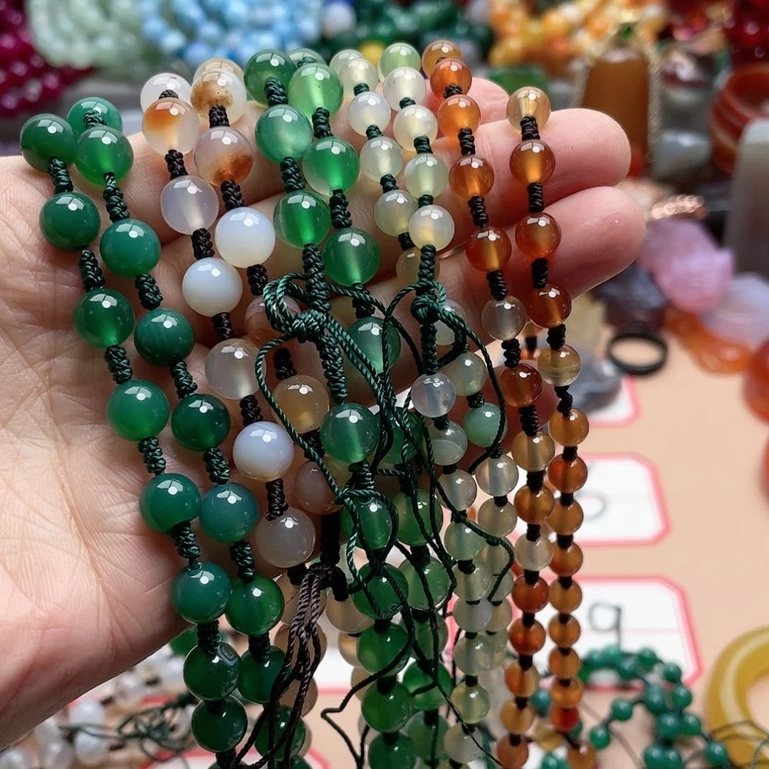 玛瑙/玉髓颈饰合金蔡*多